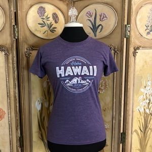ISLAND GIRL- 🐟 Hawaiian T-Shirt - Misses SZ Large, Purple NWT